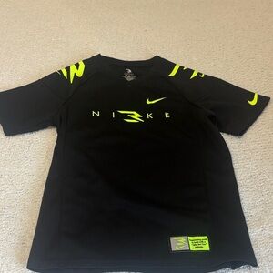 Nike Black Tee with Neon Accents